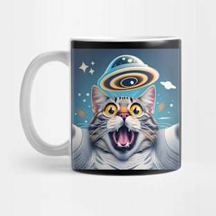 Cat Selfie With UFO Mug